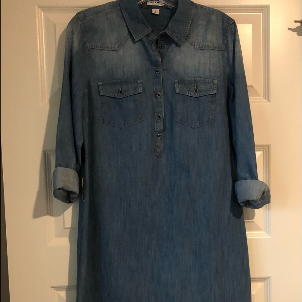 Old Navy Blue Jean dress sz M